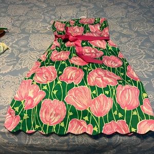 Lilly Pulitzer strapless dress